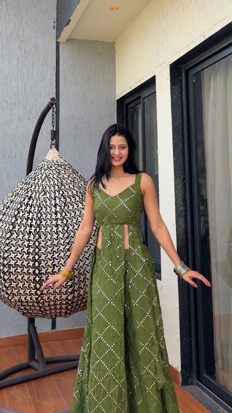 Kajra Re ( Green) Set
