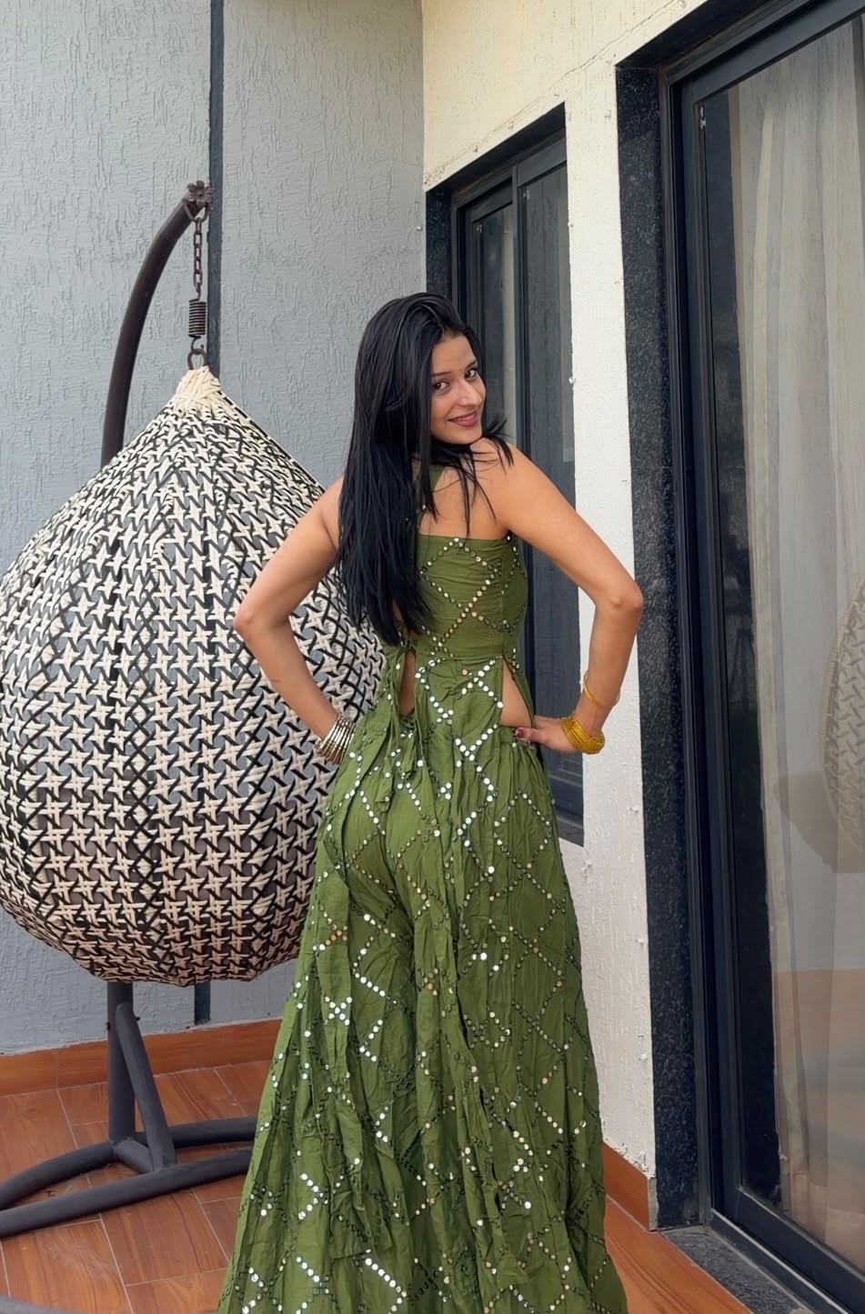 Kajra Re ( Green) Set